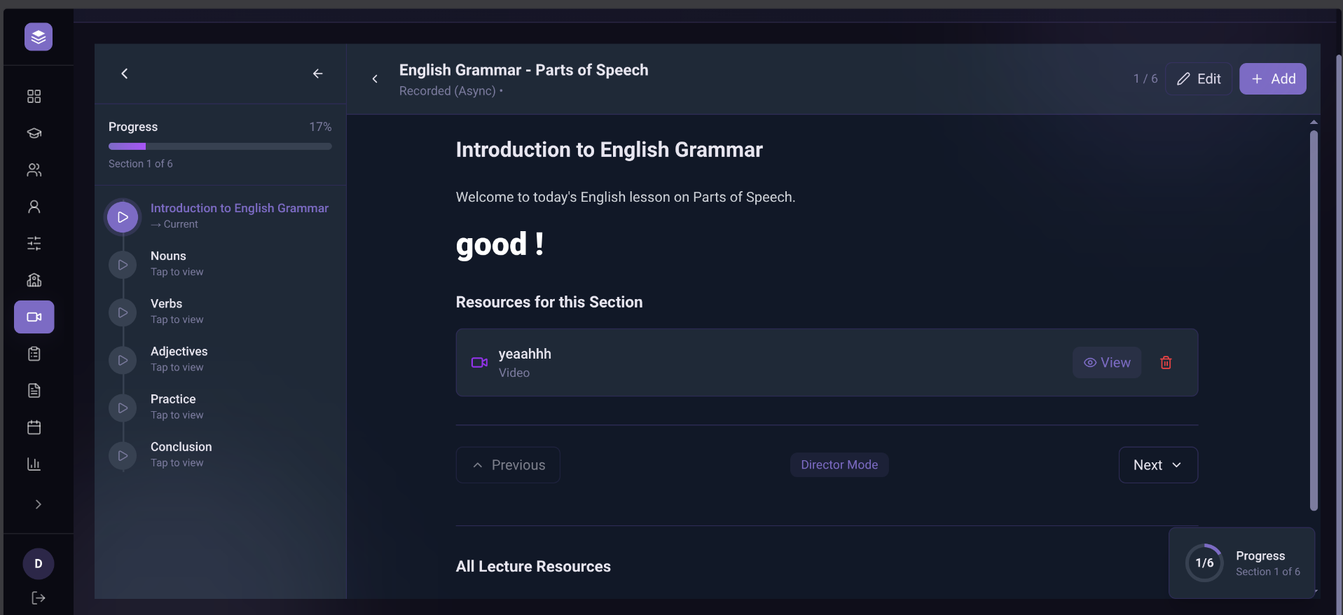 vDeskConnect Lecture Player